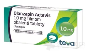Olanzapin Actavis 10 mg filmom obalené tablety