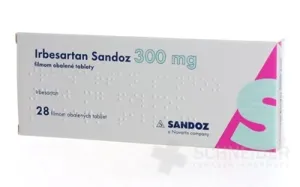 Irbesartan Sandoz 300 mg filmom obalené tablety