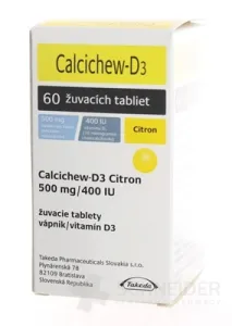 Calcichew-D3 Citron 500 mg/400 IU