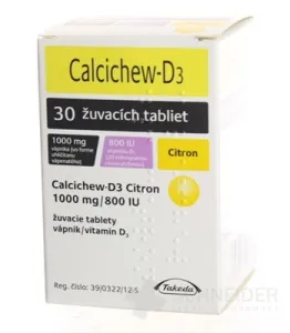 Calcichew-D3 Citron 1 000 mg/800 IU