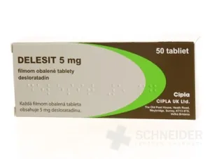 DELESIT 5 mg filmom obalené tablety