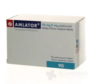 Amlator 20 mg/5 mg filmom obalené tablety