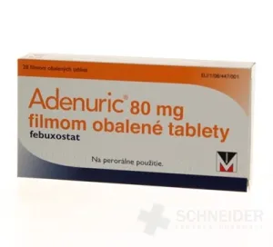 Adenuric 80 mg filmom obalené tablety