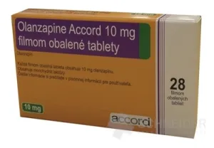 Olanzapine Accord 10 mg filmom obalené tablety