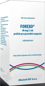 FOREXO 40 mg/5 ml prášok na perorálnu suspenziu