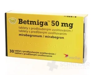 Betmiga 50 mg tablety s predĺženým uvoľňovaním
