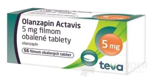 Olanzapin Actavis 5 mg filmom obalené tablety