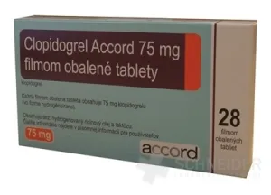 Clopidogrel Accord 75 mg filmom obalené tablety