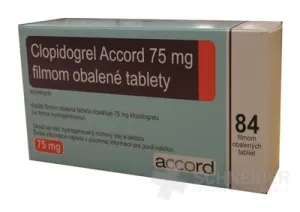 Clopidogrel Accord 75 mg filmom obalené tablety