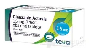 Olanzapin Actavis 15 mg filmom obalené tablety