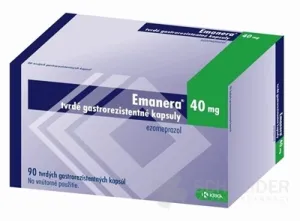 Emanera 40 mg tvrdé gastrorezistentné kapsuly