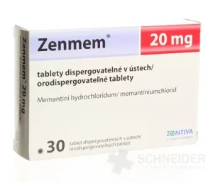Zenmem 20 mg orodispergovateľné tablety