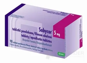 Sobycor 5 mg filmom obalené tablety
