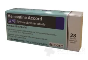 Memantine Accord 20 mg filmom obalené tablety