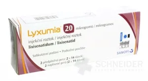 Lyxumia 20 mikrogramov injekčný roztok