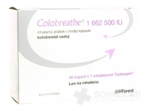Colobreathe 1 662 500 IU inhalačný prášok