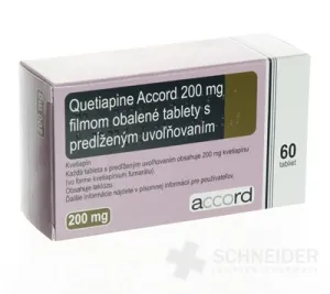 Quetiapine Accord 200 mg