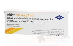 AKIS 50 mg/ml injekčný roztok v napl.inj. str.