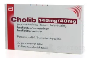 Cholib 145 mg/40 mg filmom obalené tablety