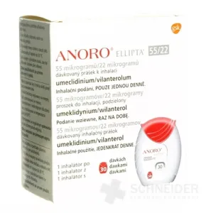 ANORO ELLIPTA 55 mikrogramov/22 mikrogramov