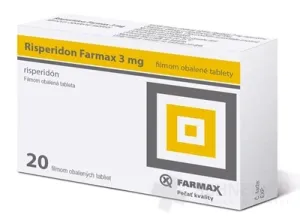 Risperidon Farmax 3 mg filmom obalené tablety