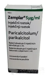 Zemplar 5 mikrogramov/ml injekčný roztok