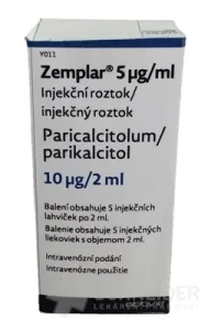 Zemplar 5 mikrogramov/ml injekčný roztok
