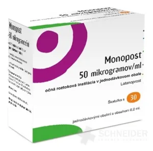 MONOPOST 50 mikrogramov/ml