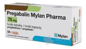 Pregabalin Mylan Pharma 75 mg tvrdé kapsuly