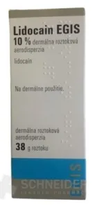 Lidocain EGIS 10% dermálna roztoková aerodisperzia