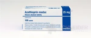 Azathioprin medac 25 mg filmom obalené tablety