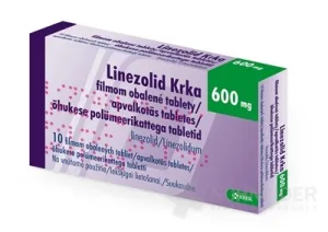 Linezolid Krka 600 mg filmom obalené tablety