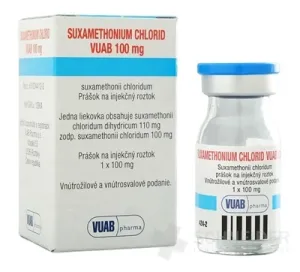 SUXAMETHONIUM CHLORID VUAB 100 mg