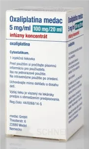 Oxaliplatina medac 5 mg/ml infúzny koncentrát