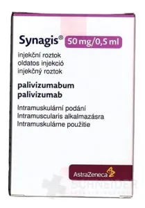 Synagis 50 mg/0,5 ml injekčný roztok
