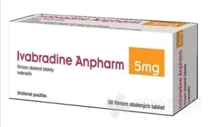 Ivabradine Anpharm 5 mg filmom obalené tablety