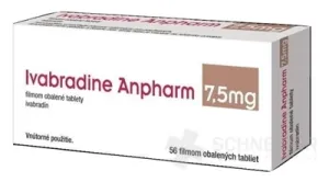Ivabradine Anpharm 7,5 mg filmom obalené tablety
