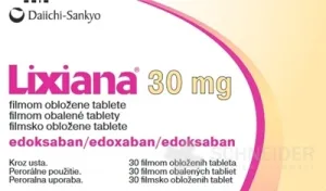 Lixiana 30 mg filmom obalené tablety