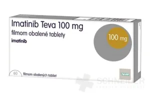 Imatinib Teva 100 mg filmom obalené tablety