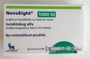 NovoEight 1000 IU prášok a rozpúšťadlo na inj.roz.