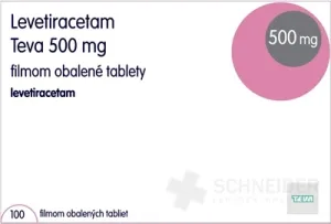 Levetiracetam Teva 500 mg filmom obalené tablety