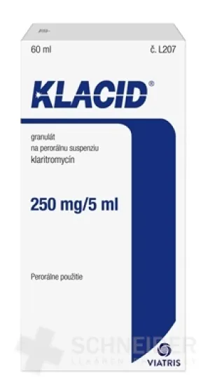 KLACID 250 mg/5 ml