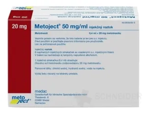 Metoject 50 mg/ml injekčný roztok