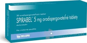 SPIRABEL 5 mg orodispergovateľné tablety