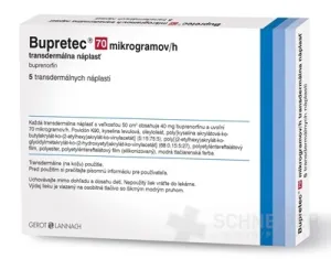Bupretec 70 mikrogramov/h transdermálna náplasť