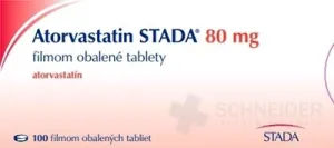 Atorvastatin STADA 80 mg filmom obalené tablety