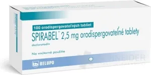 SPIRABEL 2,5 mg orodispergovateľné tablety