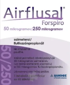 Airflusal Forspiro 50 mikrogramov/250 mikrogramov