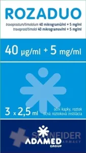 ROZADUO 40 mikrogramov/ml + 5 mg/ml