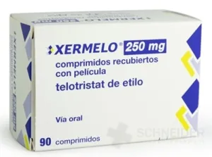 Xermelo 250 mg filmom obalené tablety
